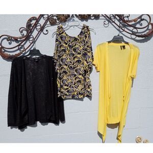 3 Nue Options sz. Large Ladies Sweaters/Tops.